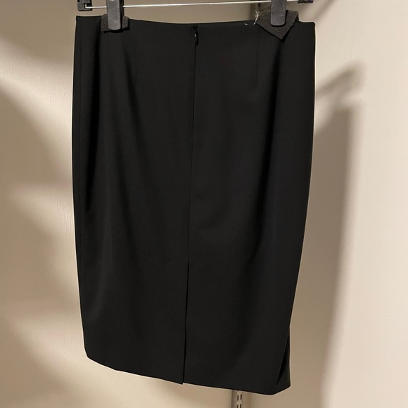 Theory black wool skinny pencil skirt NWT - Picture 2 of 4